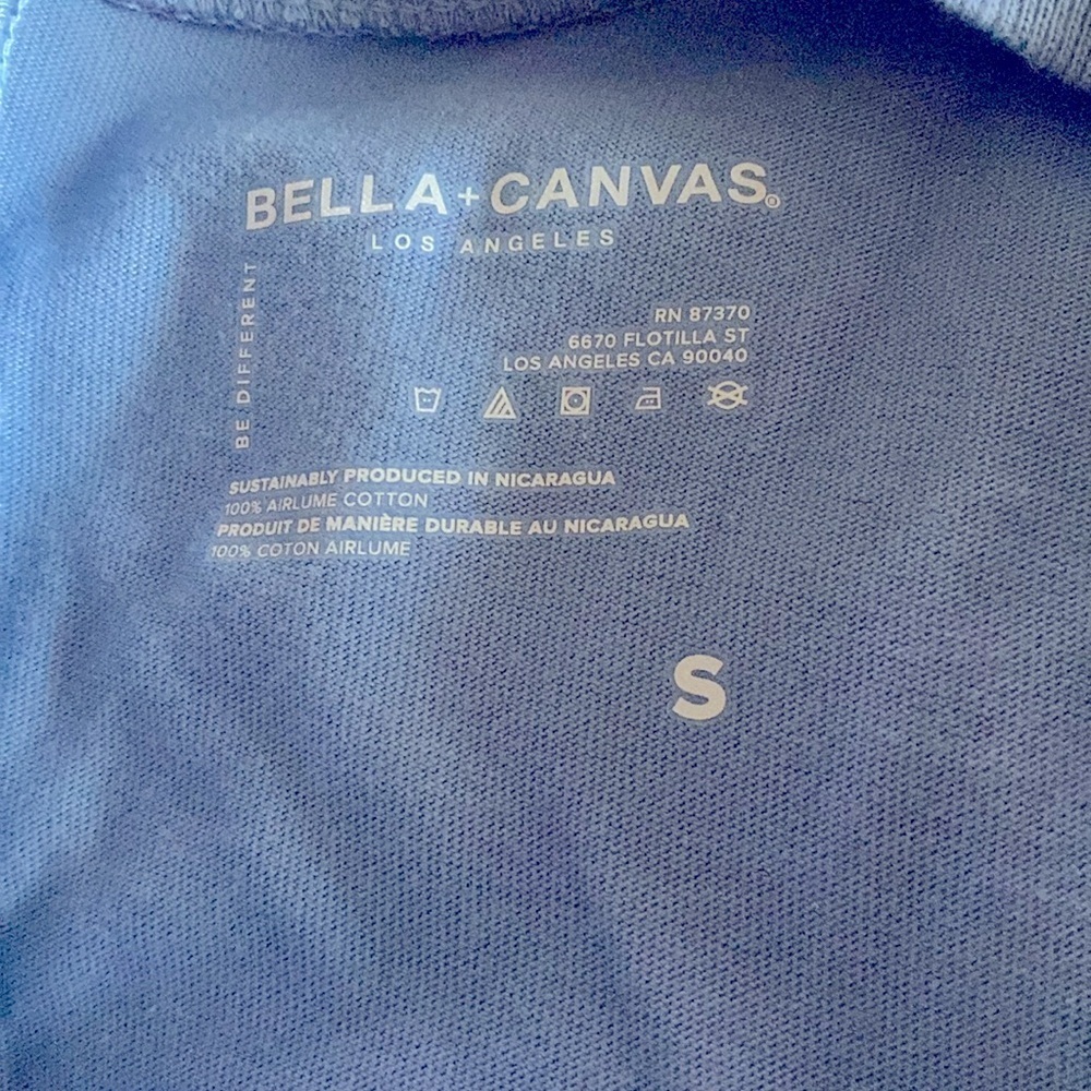 Bella Canvas Blue Short Sleeve Romper - Picture 8 of 8